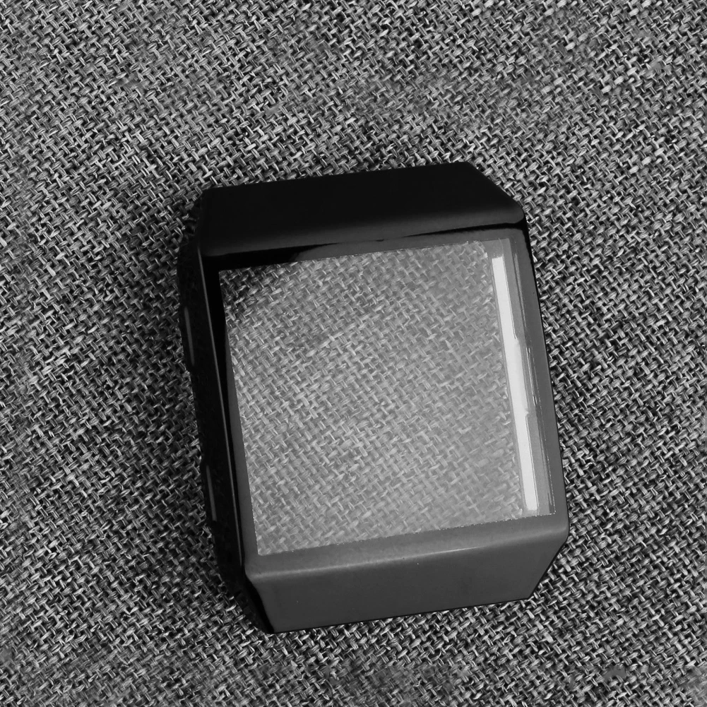 Многоцветная силиконовая рамка, кожаный чехол, защитная оболочка для Fitbit Ionic Smart Watch Band, защита экрана