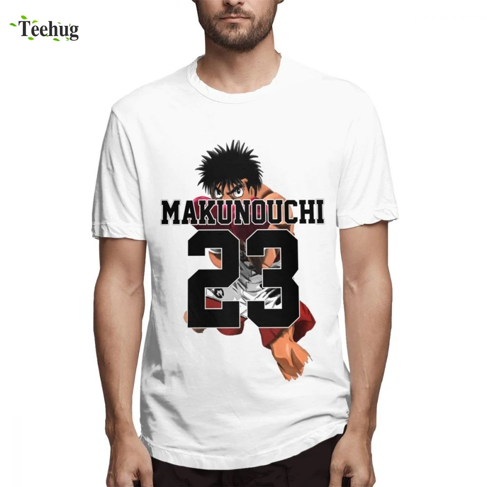 Hajime No Ippo T shirt Fashionable Top Tees Hot Sale For Men Geek Unique Pure Cotton T-shirt Man | Мужская одежда