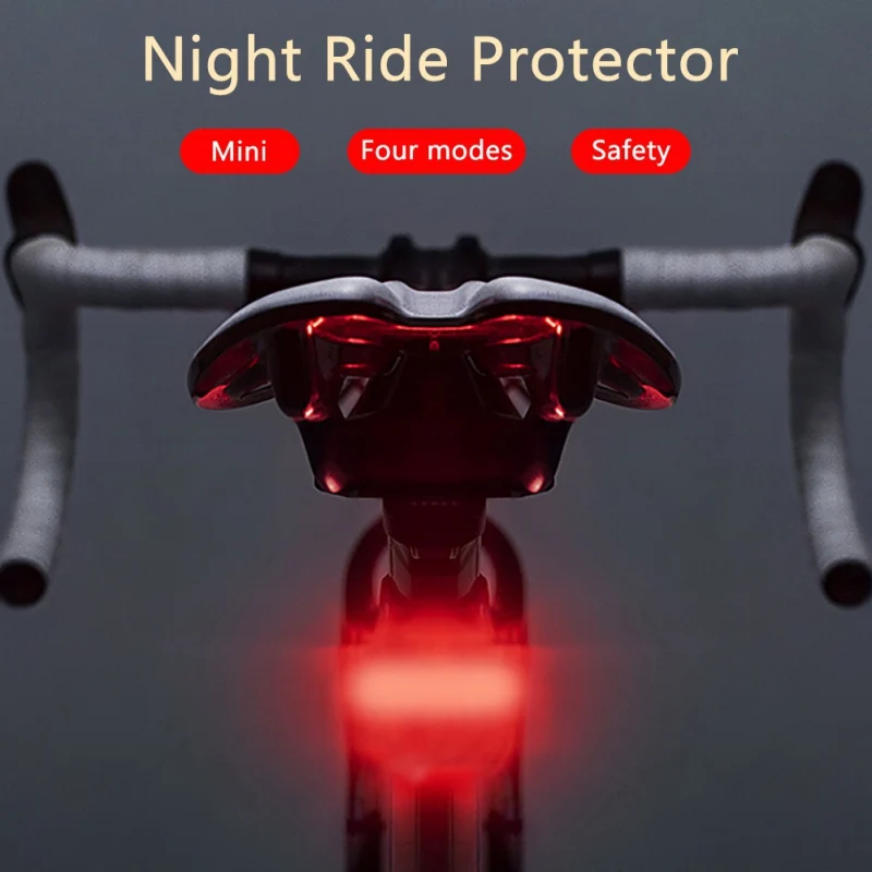 Велосипед хвост светильник Водонепроницаемый для верховой езды Led Usb заряжаемый