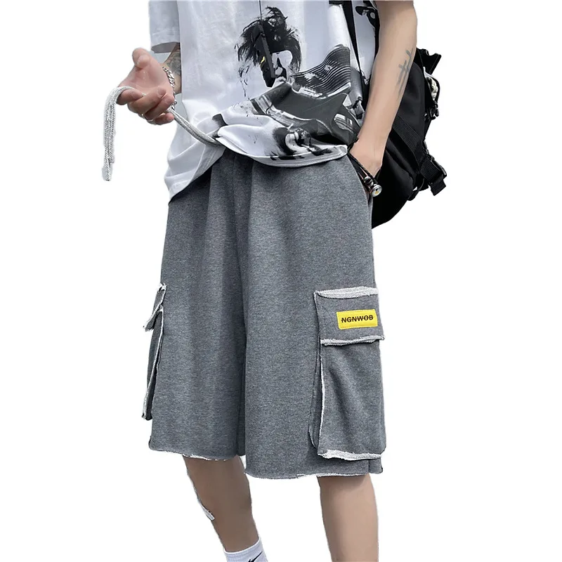 

American straight tooling shorts men wear rough hiphop high street thin pants vintage5 pants in summer