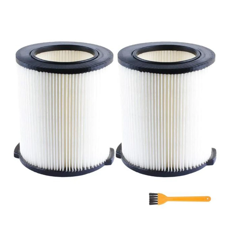 

2 Pcs Wet/Dry Vacuum Filter for VF4000 for Vacs 5 Gallons and Larger Vacuum Cleaner Replacement VF4000 Filter with Brush