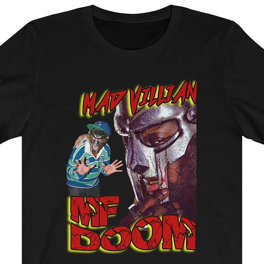 MF DoomRap Tee Madvillain операция Судный день возьмите меня к вашему лидеру Рожденный как