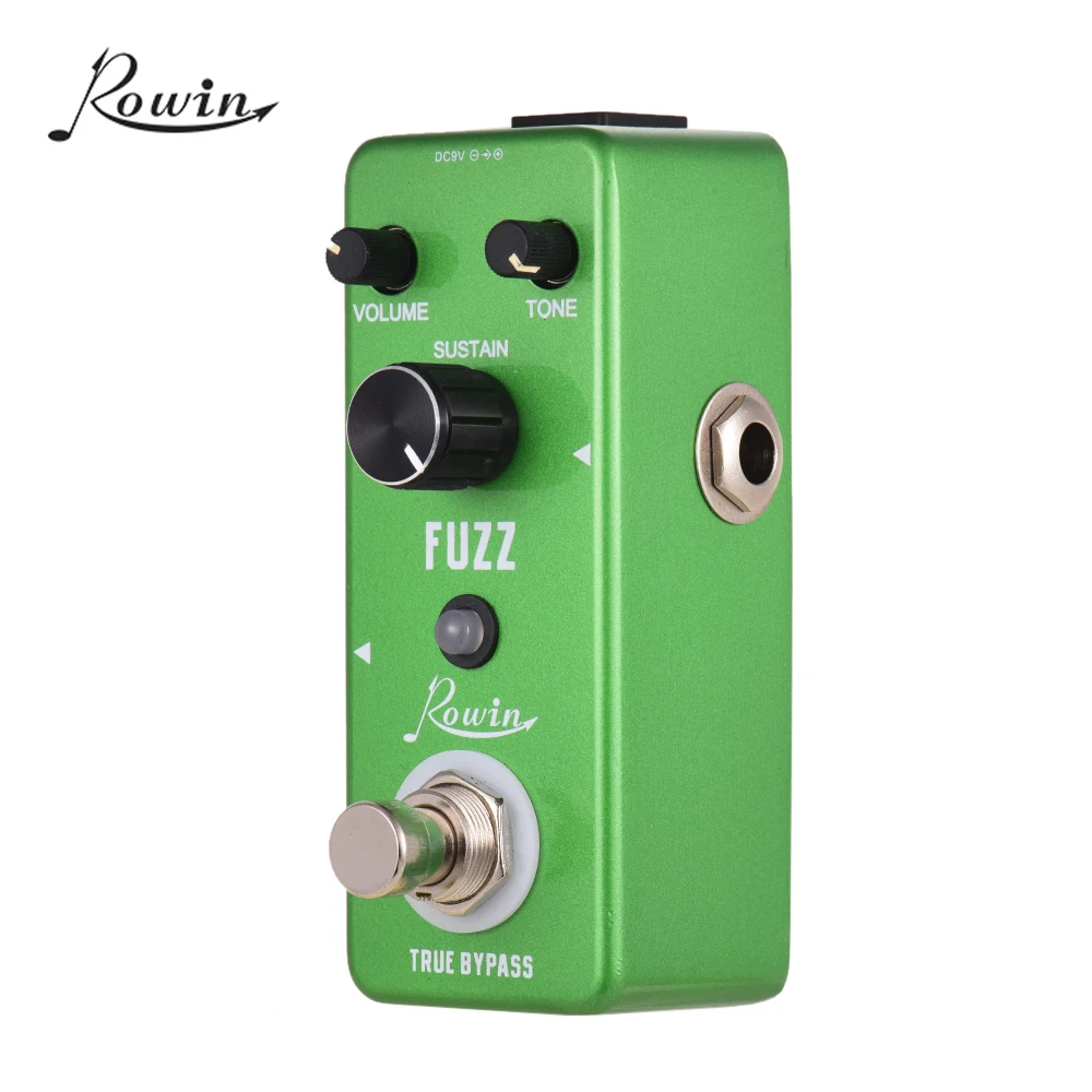 Педаль эффектов для гитары Rowin FUZZ струнный инструмент с ручкой регулировки звука