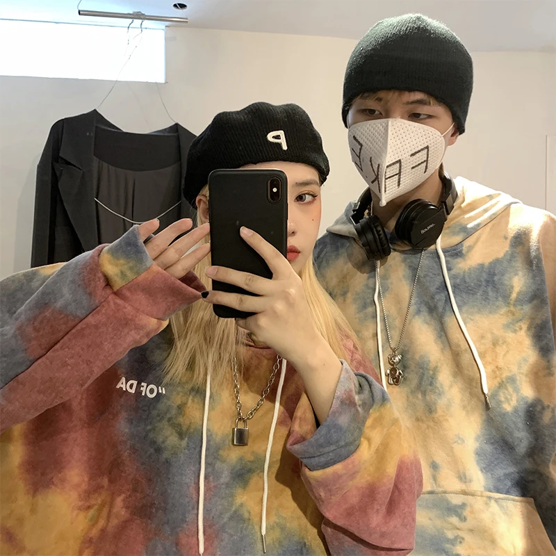 Женская толстовка с капюшоном Повседневная Толстовка в стиле Харадзюку большие