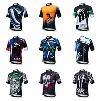 2021 team black yellow cycling jersey bike top maillot ciclismo cycling clothing quick dry men summer bicycle clothes black