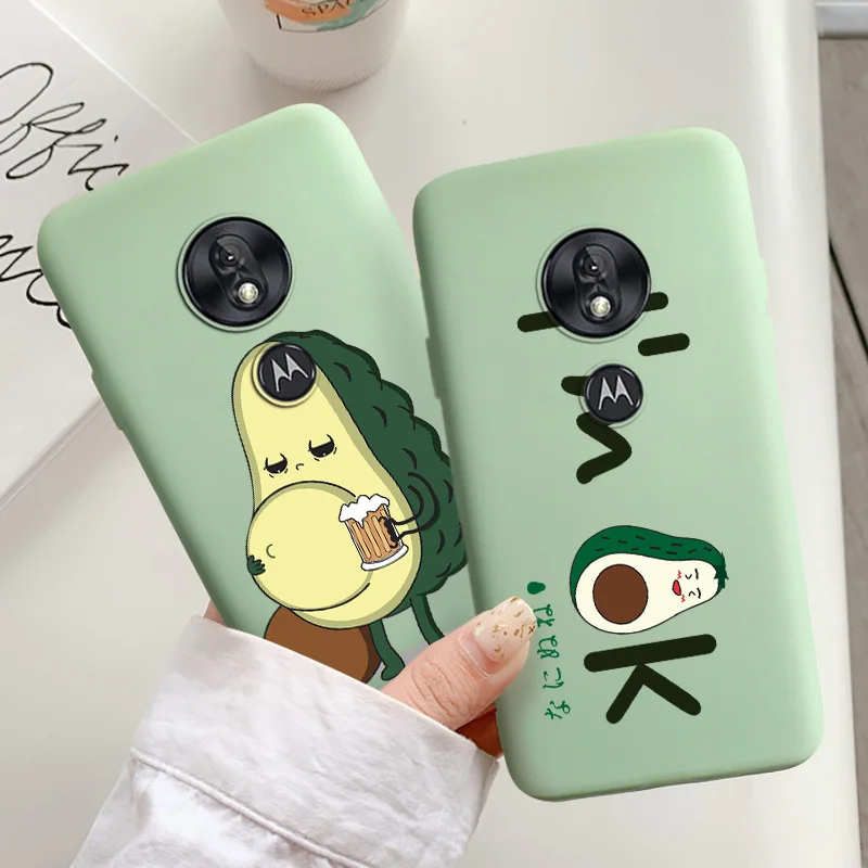 

Silicone Matte Case For Motoralo Moto G7 Play Case Painted Fundas On Motorola Moto E5 Play Go Luxuxy Shockproof Phone Back Cover