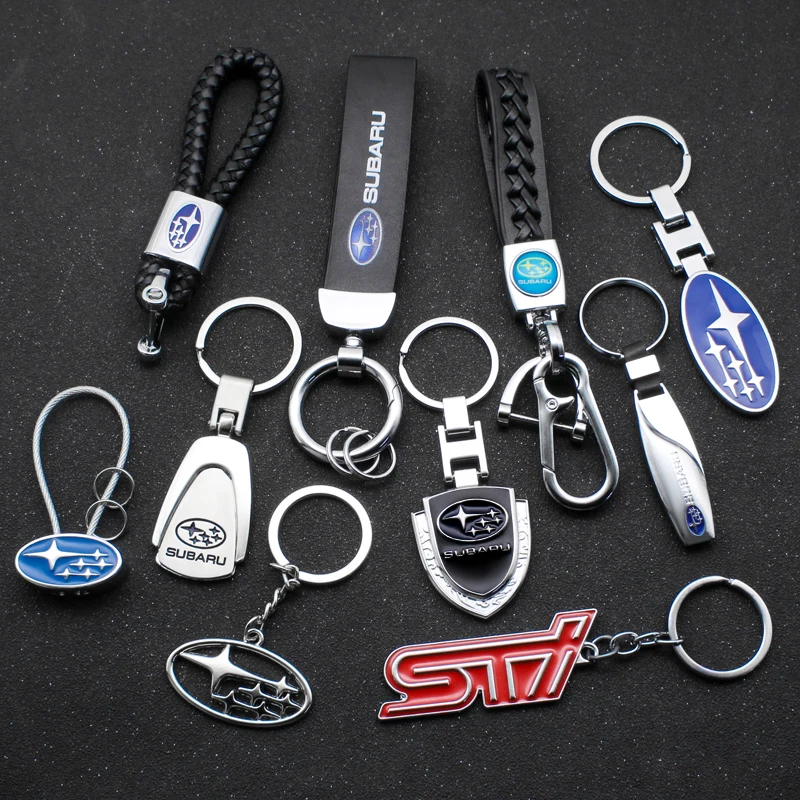 1 шт. 3D металлическое автомобильное кольцо для ключей Subaru Forest Human Lion XV Impreza WRX WRC STI