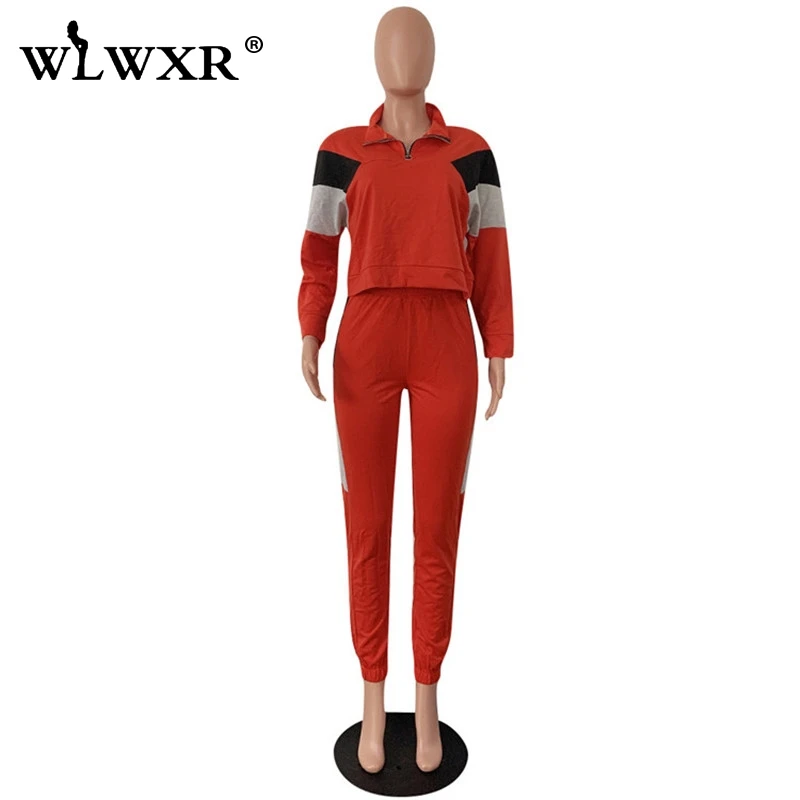 WLWXR осенние уличные спортивные костюмы женский спортивный костюм комплект из