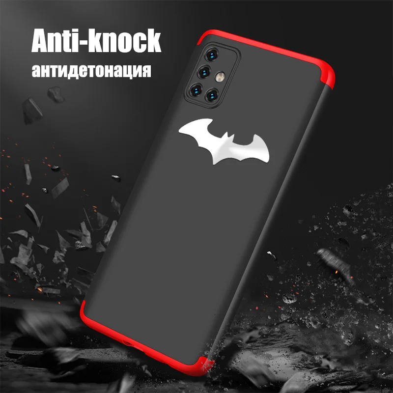 Чехол летучая мышь для Samsung Galaxy A50 S20 Ultra A70 Note 10 Plus 9 8 S10 Lite A8 A9 2018 полная защита 3 в 1