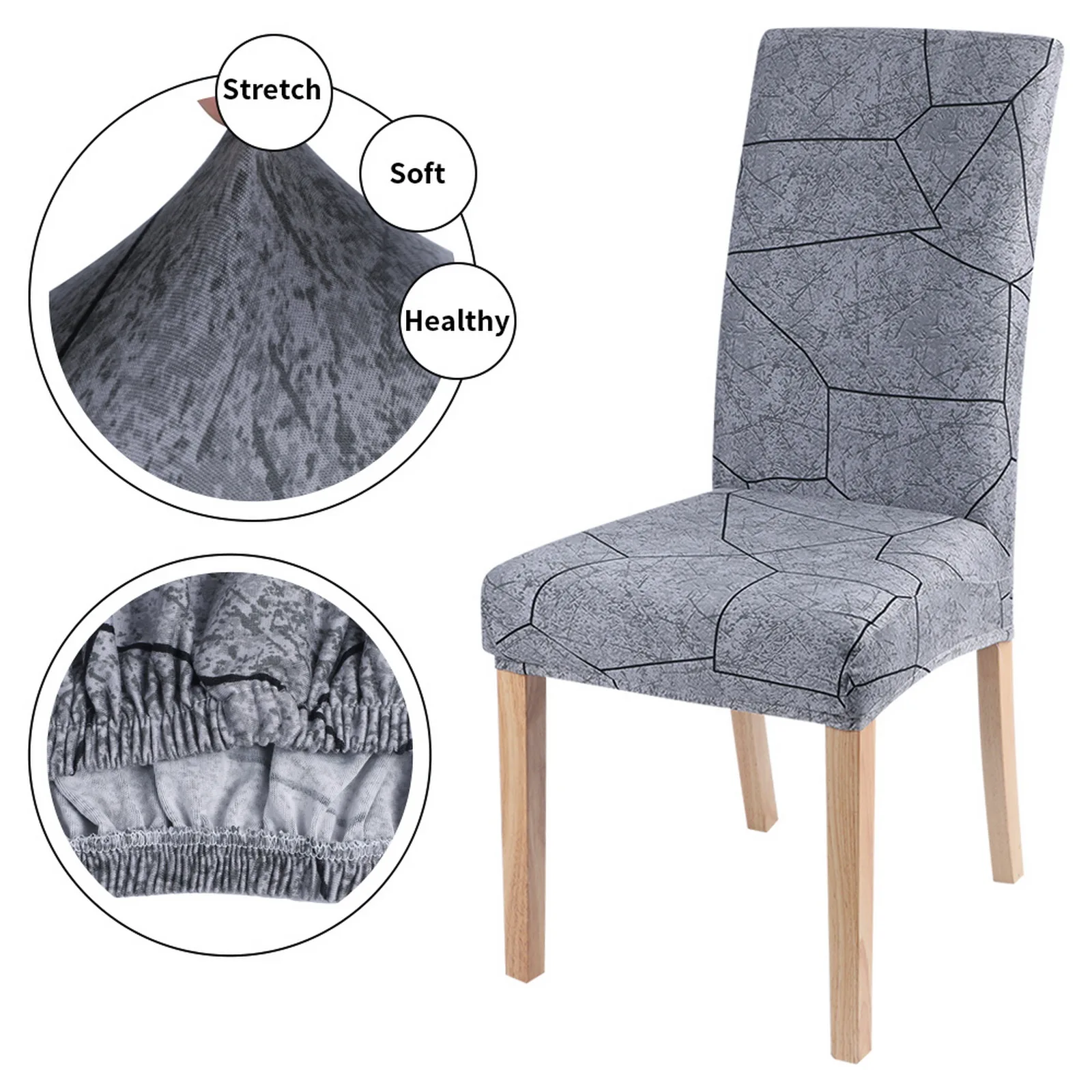 Печать чехлы для стульев Чехлы столовой с защитой от пыли мебель дома Декор анти
