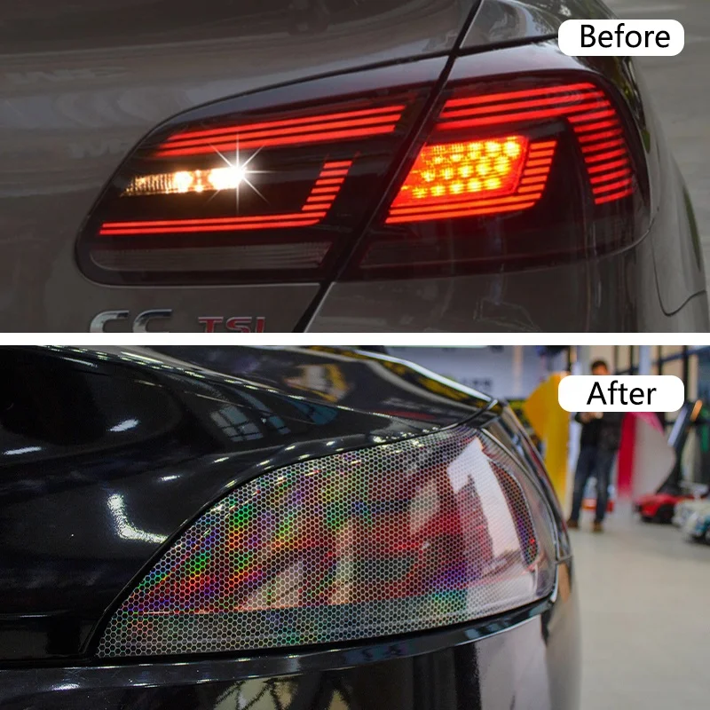 Лазерная сотовая автомобильная лампа CARLAS виниловая оболочка светодиодные фары