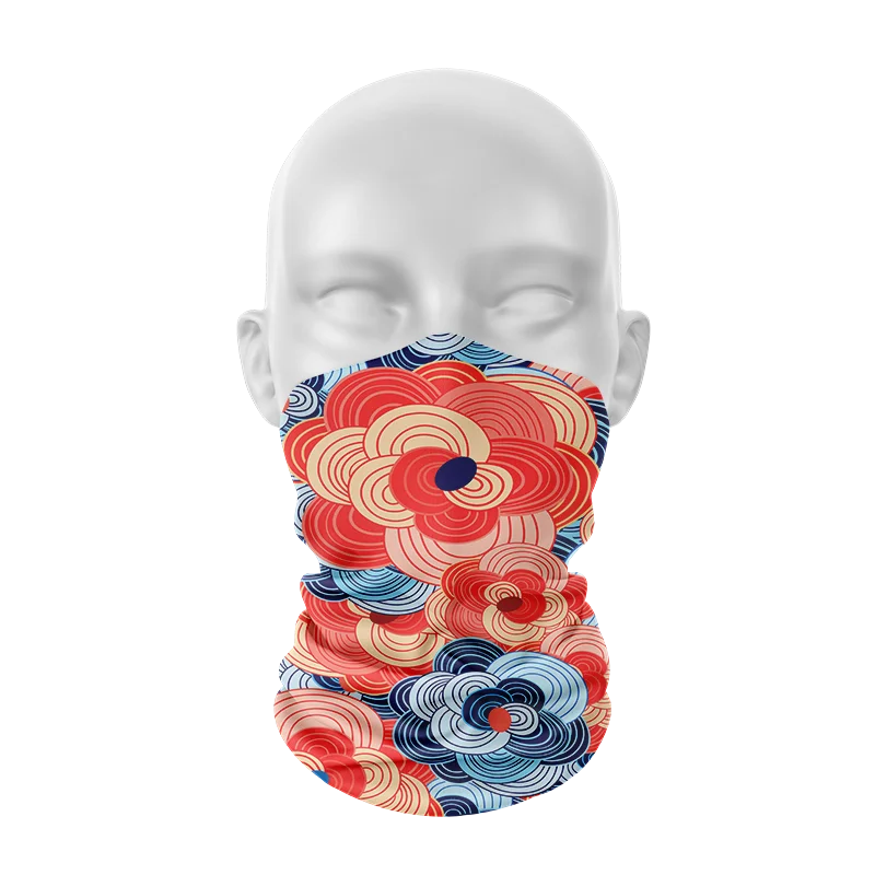 Женский головной платок с 3D-принтом в японском стиле укиё-э унисекс забавная