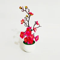 artificial plant bonsai simulation plum lamei ornaments home office garden wedding diy blossom decor free shape floral