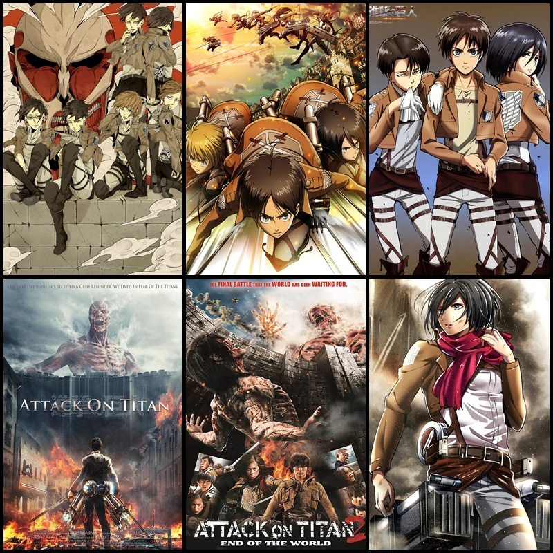 Купите три для того чтобы отправить один атака на Титанов японской анимации