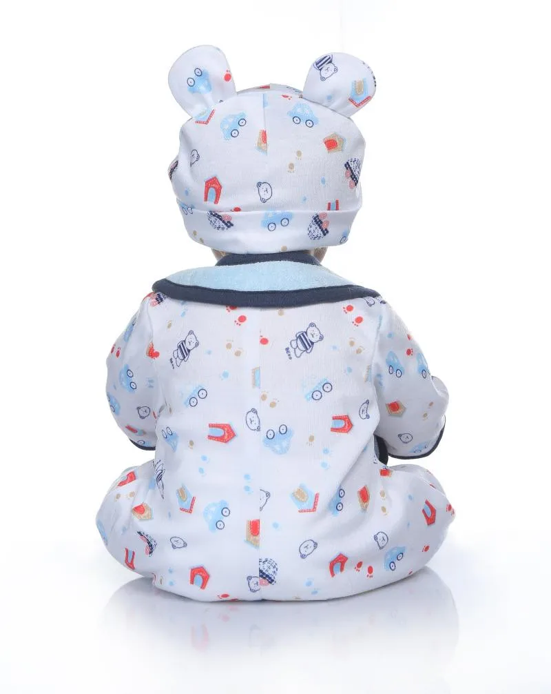 Мягкие силиконовые детские куклы reobrn NPK 22 дюйма bebe reborn real alive для новорожденных