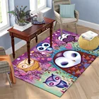 Wishstar, мультяшный цвет, фиолетовый, зеленый, милый детский коврик для детской комнаты, прикроватный коврик, Детский ковер в этническом стиле, цветной рисунок с животными