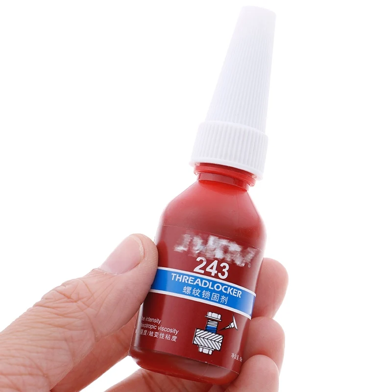 1pcs 10ml Screw Glue Thread Locking Agent Anaerobic Adhesive 243 Oil Resistance Fast Curing For Metal | Инструменты