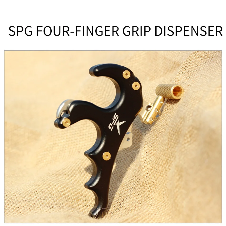 Аппликатор для лука и стрелы SPG четырехпальцевый разветвитель металлических