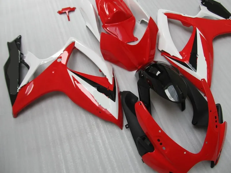 Набор обтекателей для литья под давлением GSXR600 750 K6 06 07 GSXR 600 GSXR750 2006 2007 ABS белый