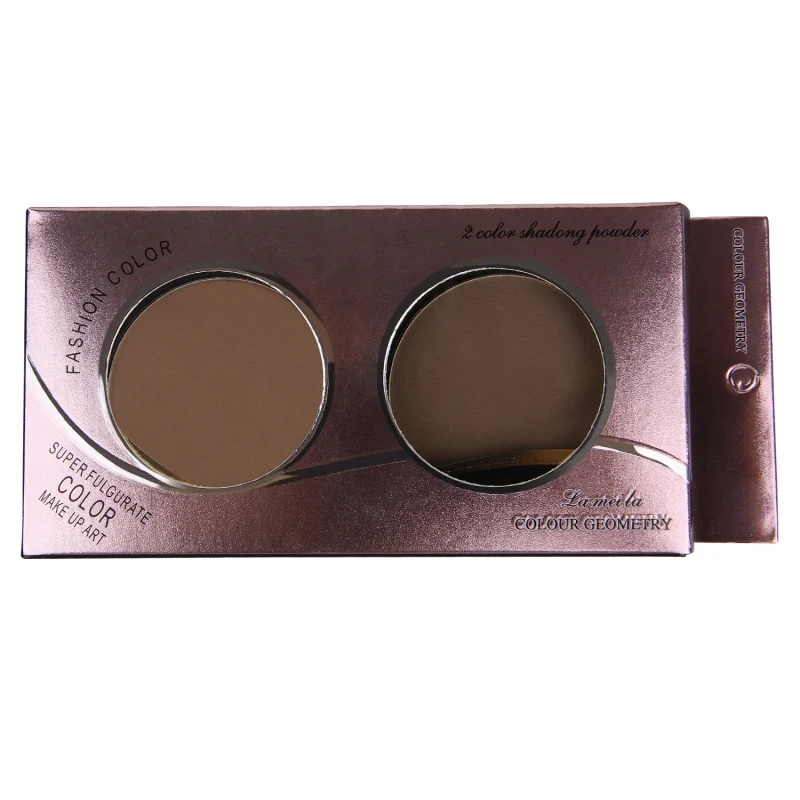 2 цвета макияж бронзатор консилер палитра Макияж контур отбеливание ярче