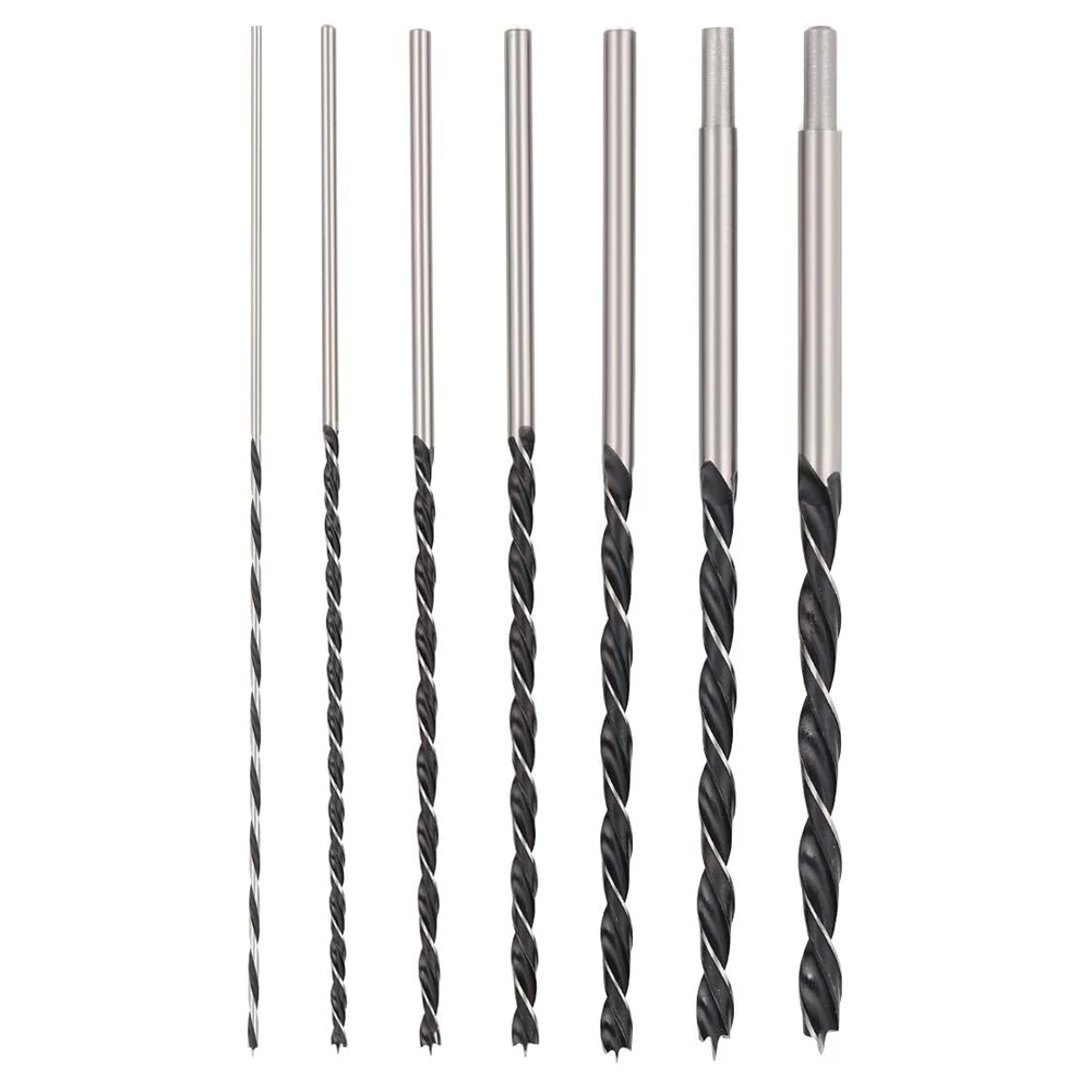 

7pcs Long Twist ferramentas furade Wood Drill Bit Set 300mm Woodworking Drilling Perforator Tool High Speed Hole Opener Set