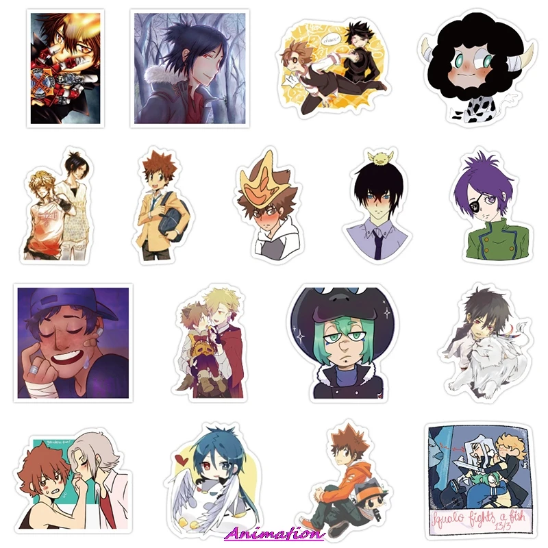 10/30/50 шт. аниме наклейки HITMAN REBORN граффити наклейка для автомобилей мотоциклов