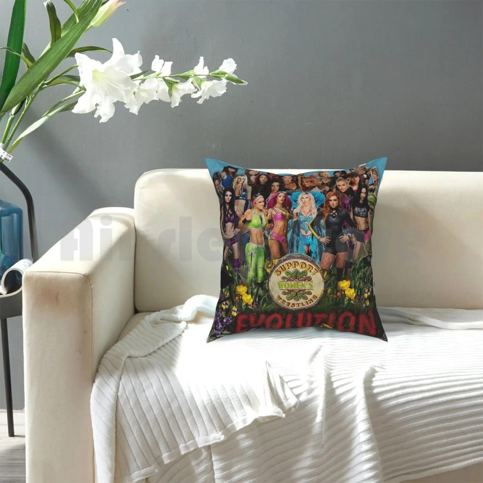 Наволочка для женской подушки-РЕСТЛИНГА с принтом подушка DIY | Дом и сад