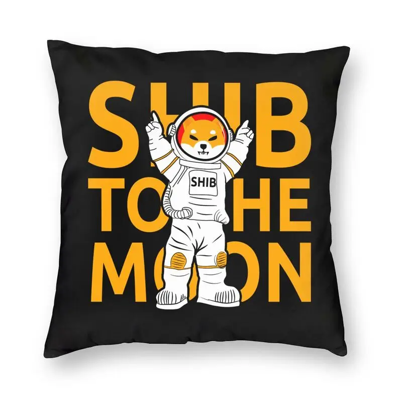 

Квадратная наволочка Сиба-ину, домашний декор, токенные подушки Shib, наволочки, диванная подушка для дивана, гостиной, двусторонняя печать