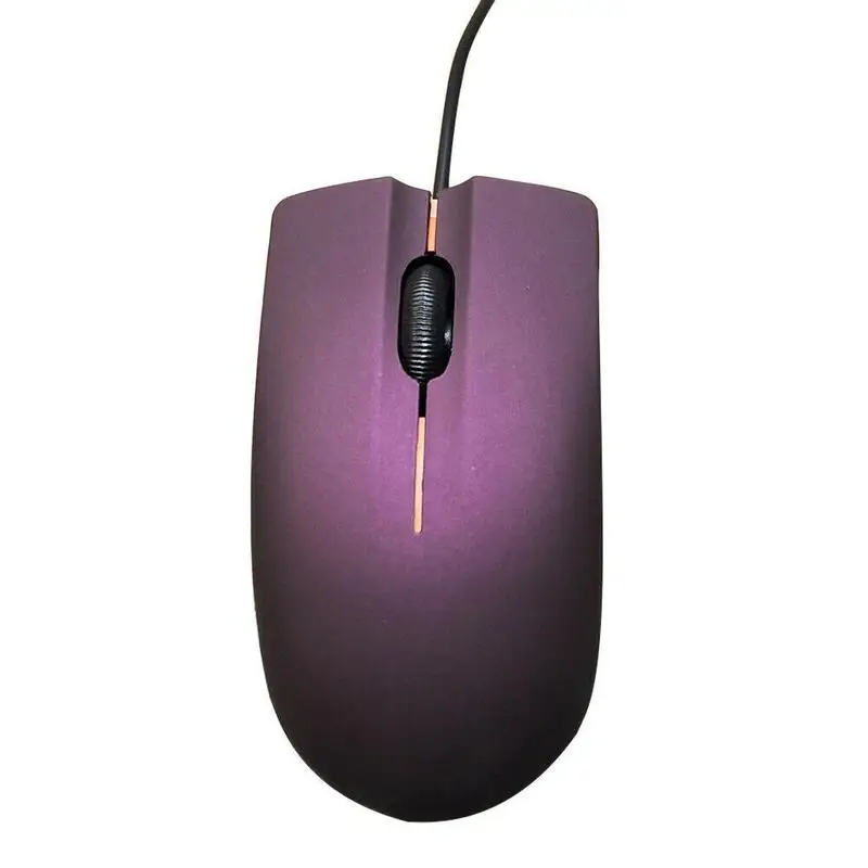Purple 1200 точек/дюйм для ПК ноутбука инженерные пластиковые оптические Usb Компьютерные аксессуары проводная мышь профессиональная Бесшумная матовая поверхность мыши - Цвет: Purple