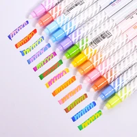 12pcs variable color drawing pen set discolored highlighter marker pens scrapbooking art supplies stationery school f6809