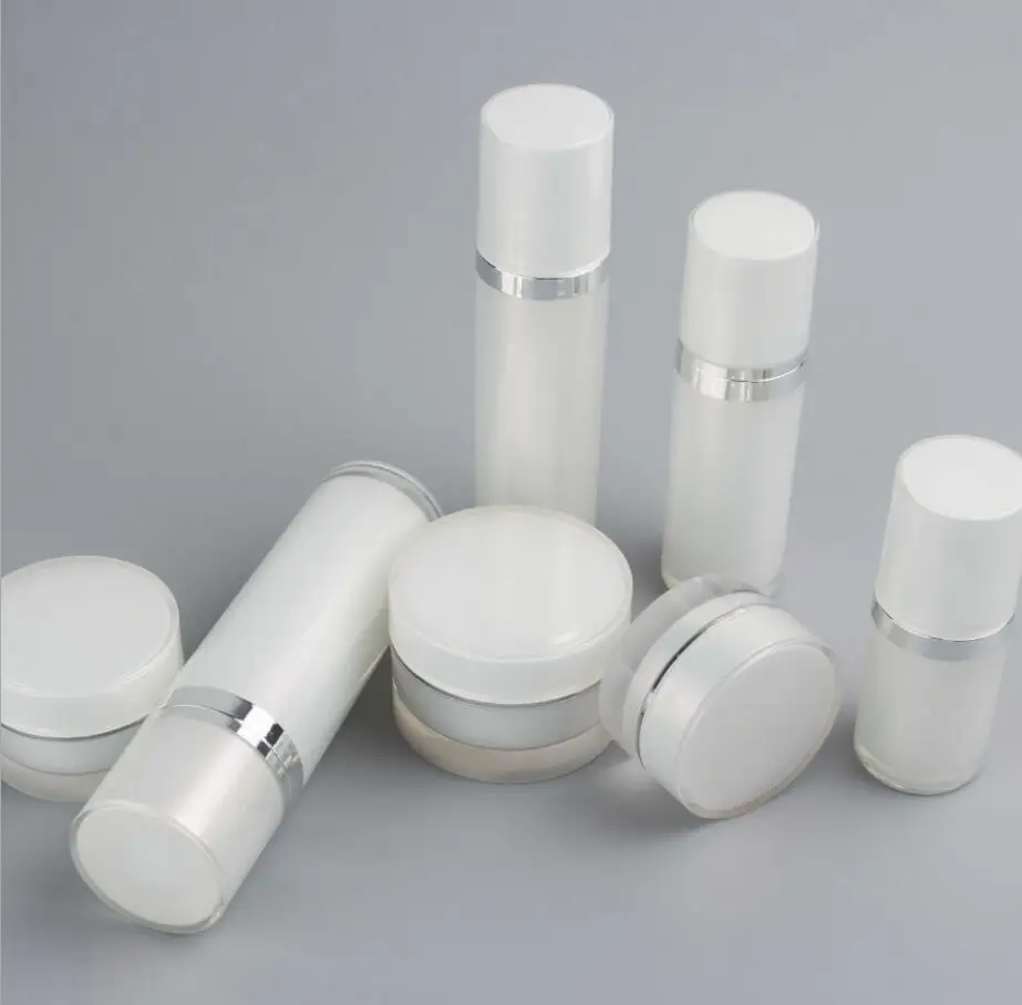 60 мл жемчужно белый акрил прямые круглой формы лосьон насос для пресса