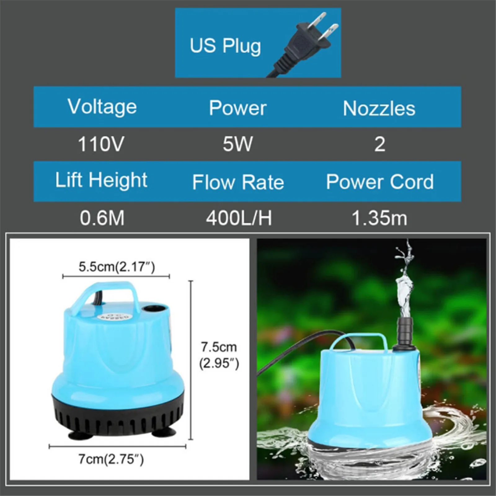 

Water Fish tank submersible Bottom suctionpump Water Pool Rockery Aquarium Bottom Suction Aquarium Suction BottomPump Swimming
