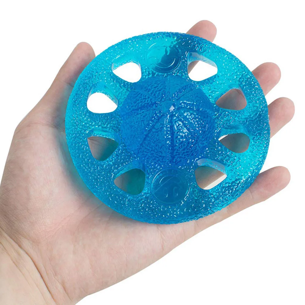 

2021hot Selling 8 Holes Hand Exerciser Finger Stretcher Grip Silica Gel Rubber Solid Strength Wrist Finger Trainer Ball