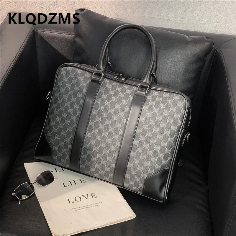 KLQDZMS Men's Briefcase Men's Casual Bag Office Bags For Men Bag Business Briefcase Men's Classic Messenger Bag Men's Handbag