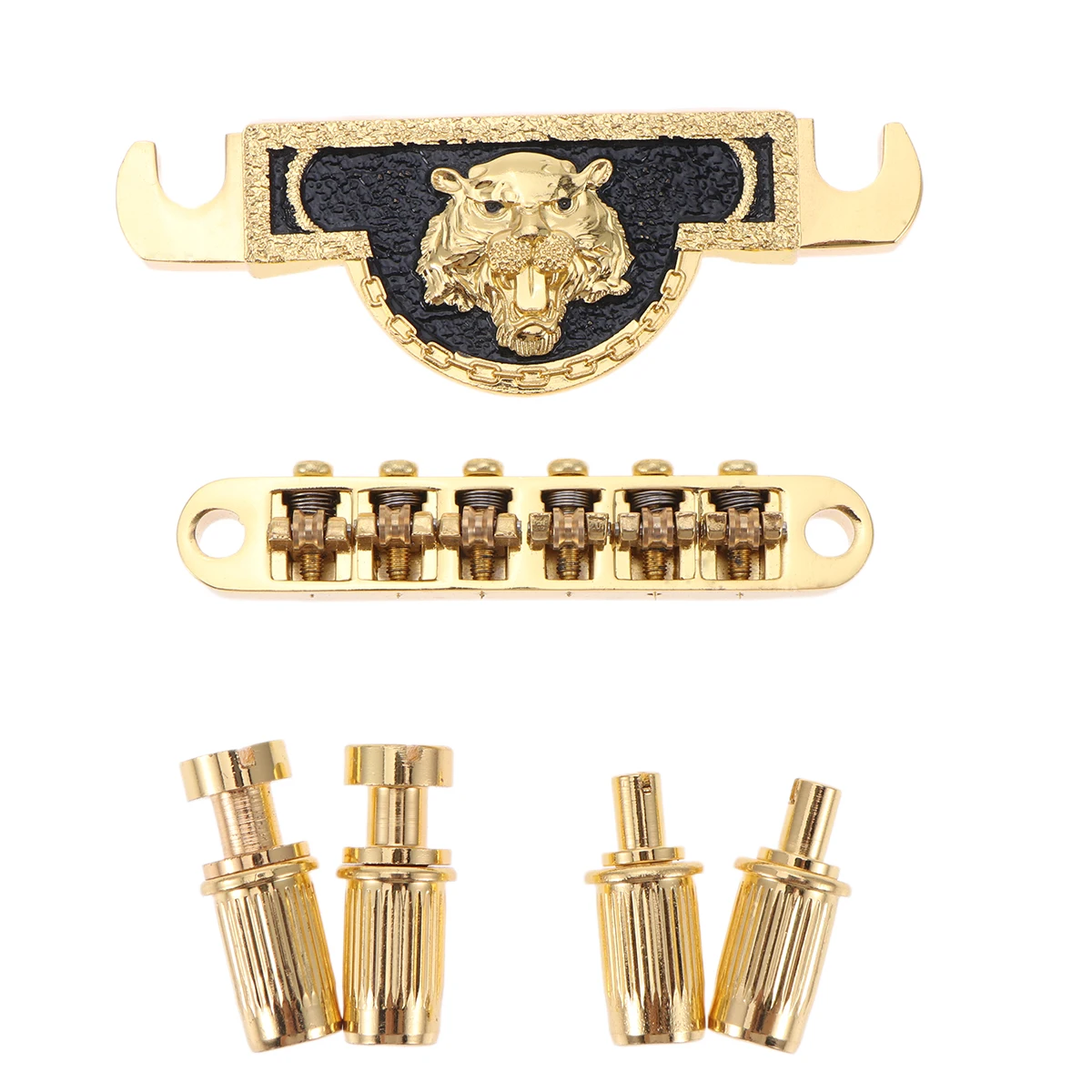 Га120 Тигр Хромовая гитара части седло мост для LP электрогитары инструмент