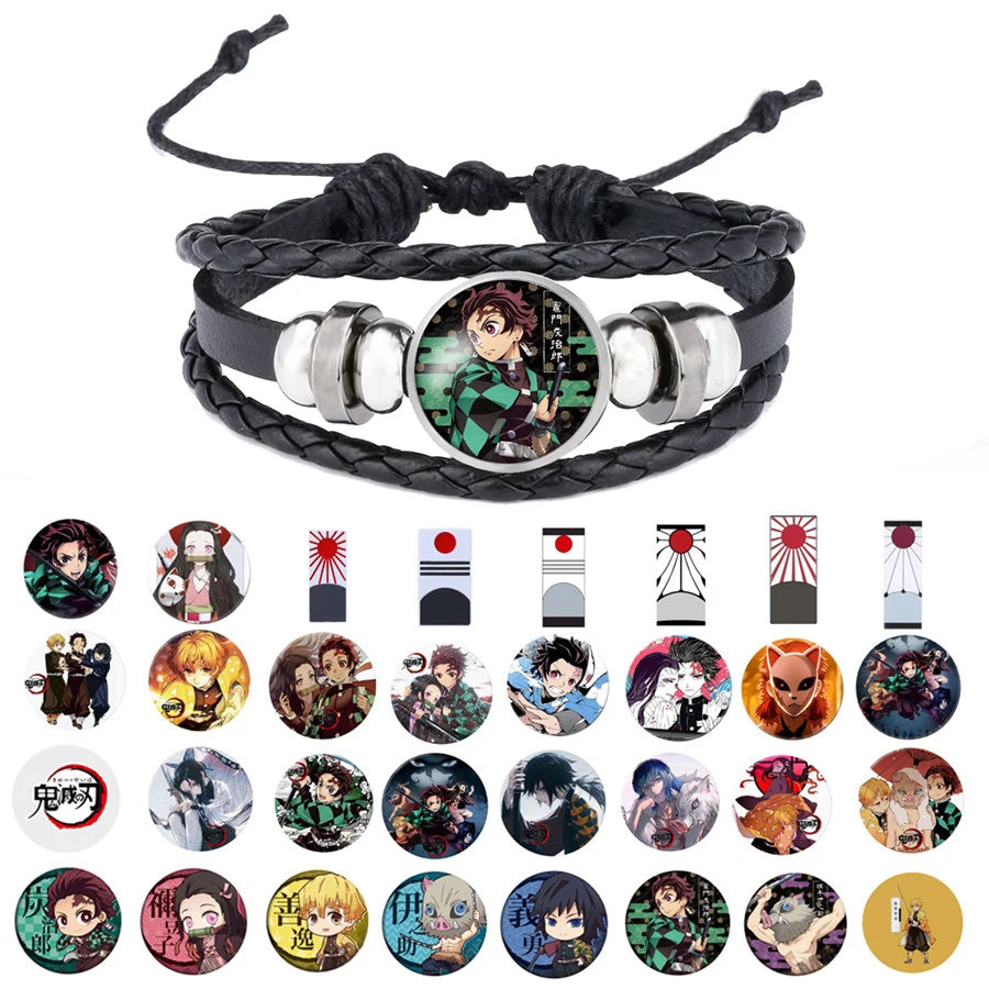 Модель 2019 года: фигурка кимецу без яйбы из аниме Demon Slayer Kamado Tanjirou Nezuko браслет