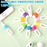 10 pcsset mini usb cable protector for iphone 67plus ipad data earphone cables protected cover dq drop