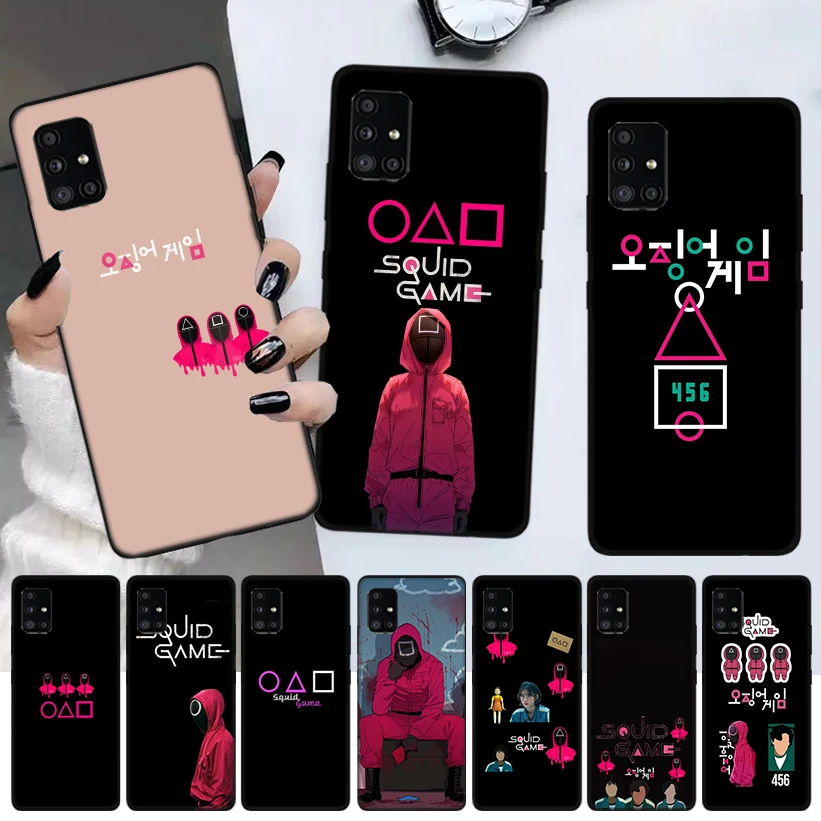 

Korea Show Squid Game Phone Case For Samsung Galaxy A52 A51 A71 A72 A12 A22 A32 A42 A21S A31 A41 A02S A11 A01 Cover Coque Funda