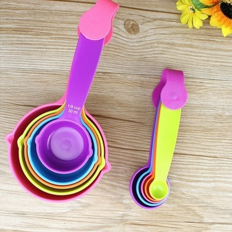 

5 Stks/set Keuken Gereedschap Food Grade Maatlepel Lepels Meten Cups Lepel Cup Bakken Gebruiksvoorwerp Set Kit Meetinstrumenten