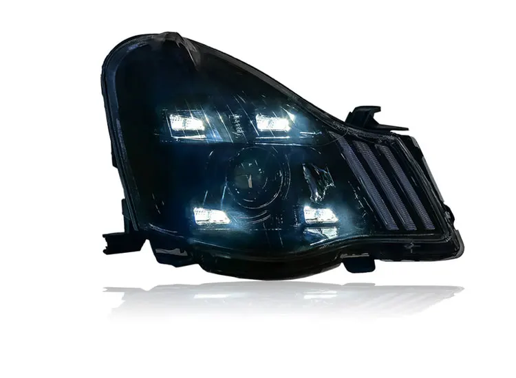 2 шт. автомобильный стиль светодиодный фары для Nissan Sentra 08-19 для Sentra Головной фонарь светодиодный DRL Объектив двойной луч H7 HID Xenon bi xenon объектив