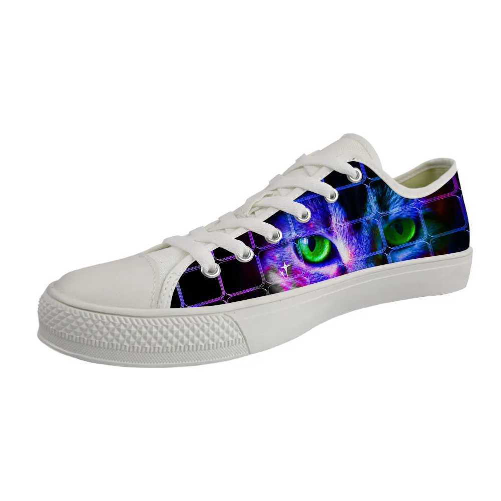 

2021fashion Canvas Shoes Men And Women Low Cut Spider Web Printing Custom Canvas Shoes 36-45