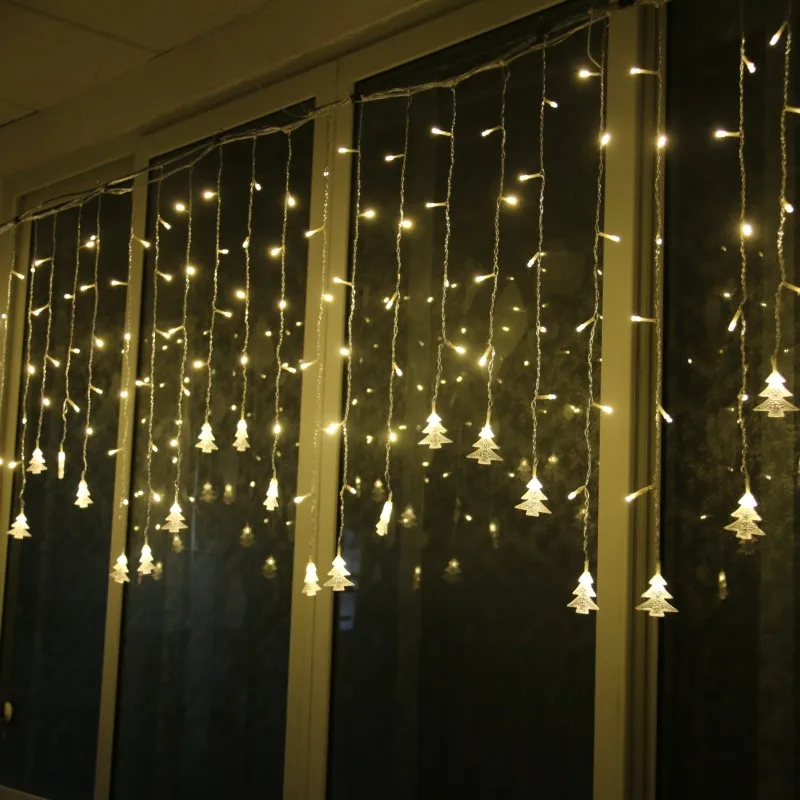 Светильник на рождественскую елку шнур 3 5 м 96 светодиодный 2020 новогодние и