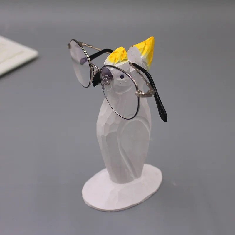 Креативная деревянная оправа для очков, полка для очков, милый 3D Животный деревянный резной стеллаж для очков, деревянные украшения, яркие подарочные украшения