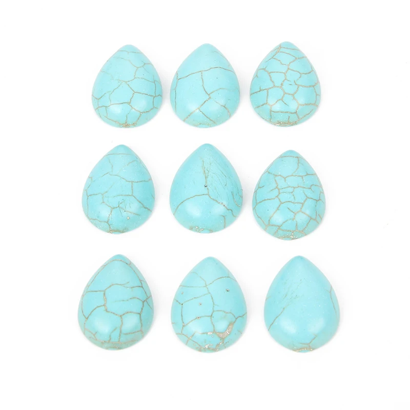 10 шт. бирюзовые аксессуары для украшения | Украшения и