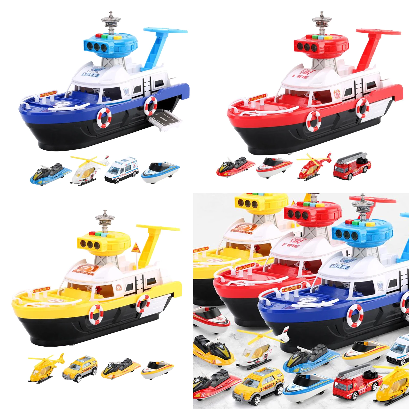 

Kids Toys, Simulation Track, Inertia Boat, Diecasts & Toy Vehicles, Music Story