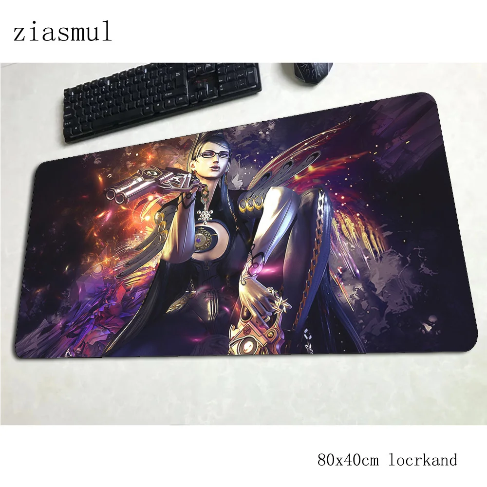 Коврик для мыши bayonetta 80x40 см игровой коврик рождественские подарки Настольный