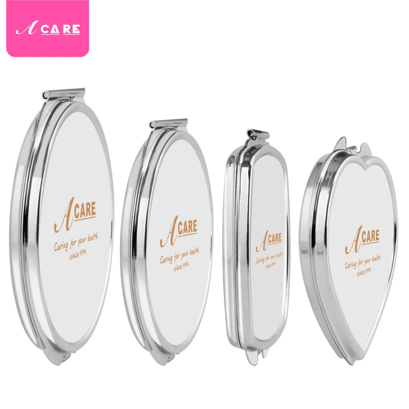 Зеркала для макияжа Acare Портативное двухстороннее складное зеркало из
