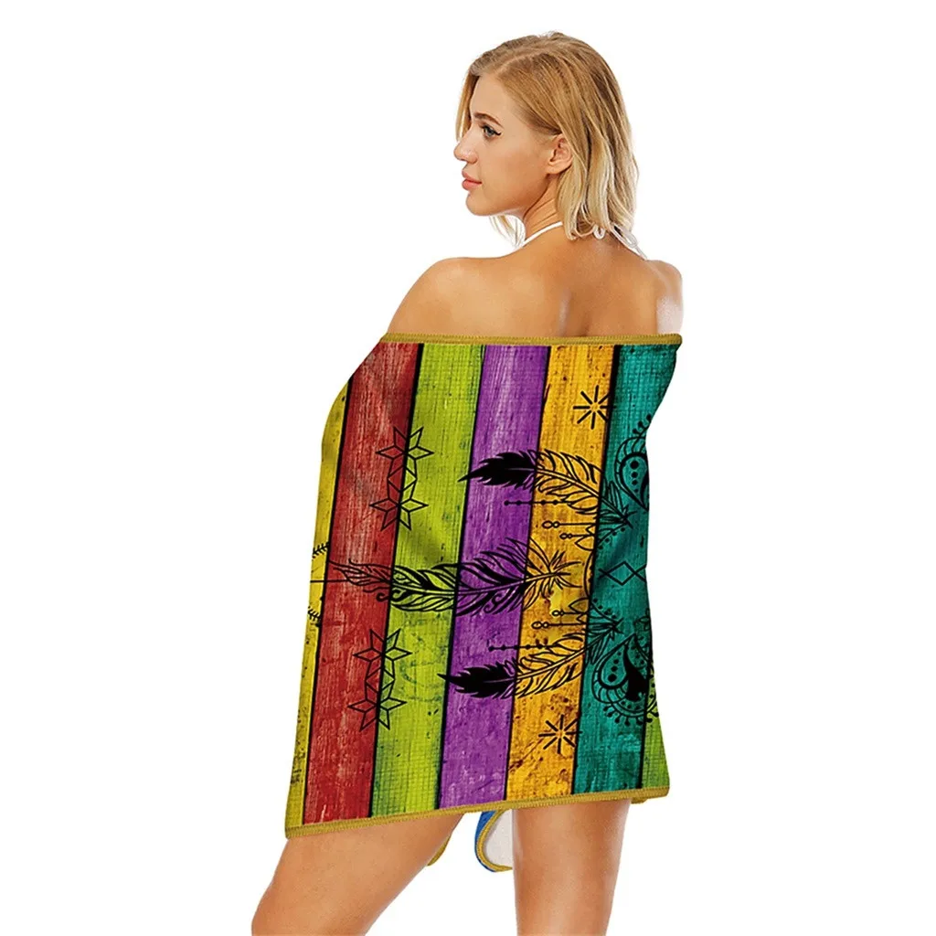 Йога одеяло пляжное полотенце шарф Покрывало Скатерть нескользящий толстый