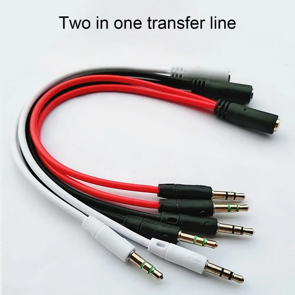 

Headphone Splitter Earphone Adapter Audio 3.5mm Female to 2 Male Jack Aux Cable