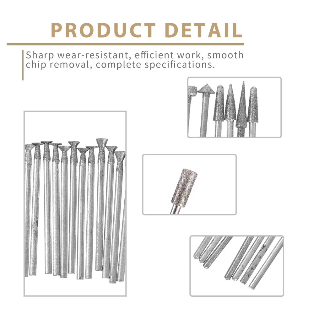 

36pcs Multipurpose Drill Bit Set Professional Drill Diamond Burr Accessories